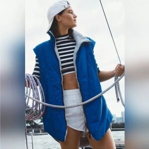 Free People Slalom Reversible Fleece